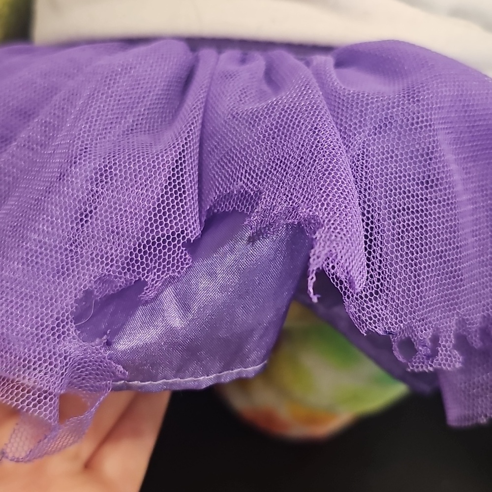 N Purple And White Costum For A Build A Bear Teddy Bear. Bear Not Included! - Picture 4 of 7